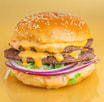 Double Decker Burger & Fries